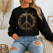 Steampunk Peace Sign Sweatshirt | Geogerät
