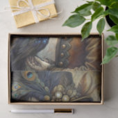 Steampunk Peacock Gentleman Decoupage Seidenpapier (Geschenk)