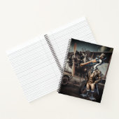 Steampunk Pelican Spiral Notebook Notizblock (Innenseite)