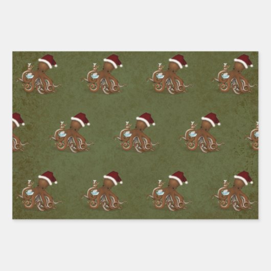 Steampunk Periodische Tischdeckelkunst Geschenkpapier Set (Vorderseite 3)