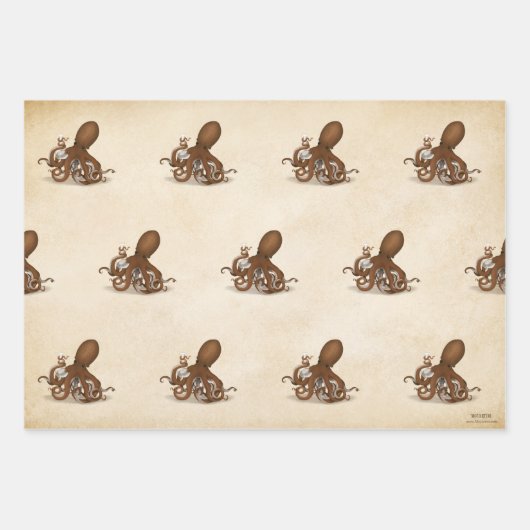 Steampunk Periodische Tischdeckelkunst Geschenkpapier Set (Vorderseite 2)