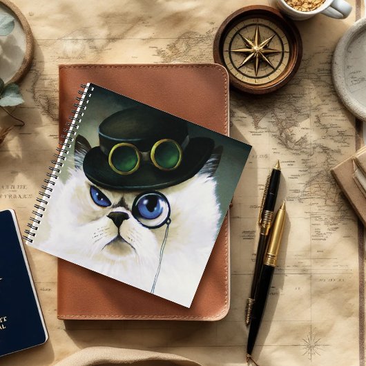 Steampunk Persian Cat Notizbuch