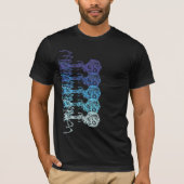 Steampunk_Phage in lebender Farbe T-Shirt (Vorderseite)