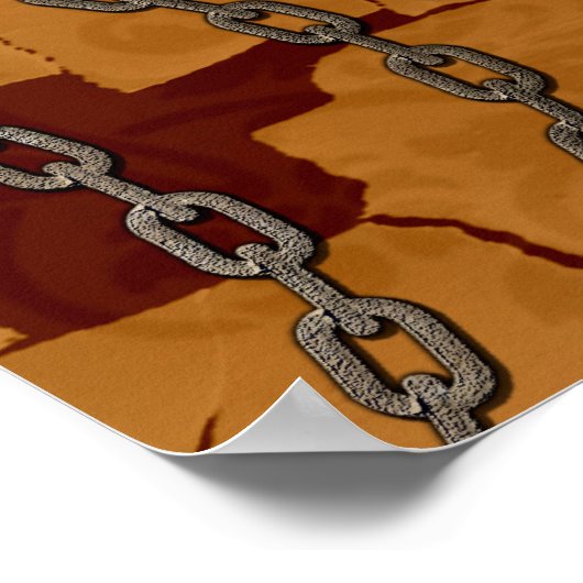 Steampunk, phantastisches Herz Poster (Ecke)