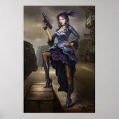 Steampunk Pirate Lady Poster (Vorne)