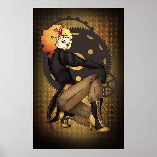 Steampunk Pirate Propaganda Poster (Vorne)