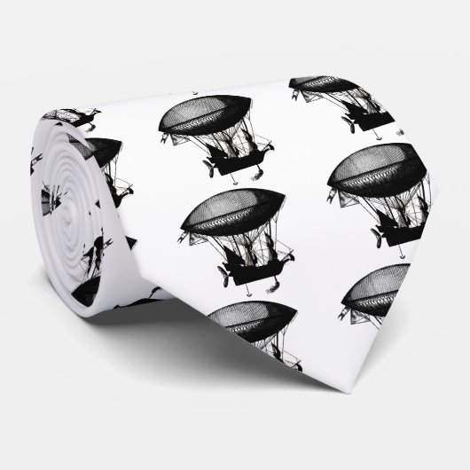 Steampunk Piratenluftschiff Krawatte (Gerollt)