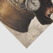 Steampunk Pitbull Decoupage Paper Seidenpapier (Detail)