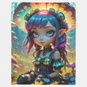Steampunk Pixie Fleece Blanket (Vorderseite)