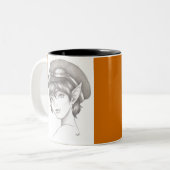Steampunk Pixie Tasse (Vorderseite Links)