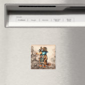 Steampunk Platypus Magnet (In Situ (Geschirrspüler))