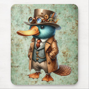 Steampunk Platypus Mousepad