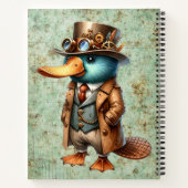 Steampunk Platypus Notizblock (Rückseite)
