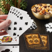 Steampunk Playing Cards – Vintage, Spielkarten (In Situ)