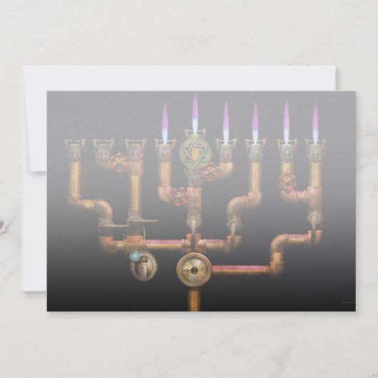 Steampunk - Plumbing - Die Menorah leuchten (Vorderseite)