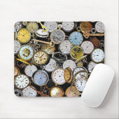Steampunk-Pocket-Uhren, Gitter, Uhren Mousepad (Mit Mouse)