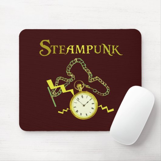 Steampunk Pocketwatch Mousepad (Mit Mouse)