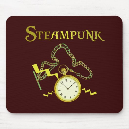 Steampunk Pocketwatch Mousepad (Vorne)