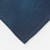 Steampunk Polar Bear und Aurora Art Fleecedecke (Ecke)