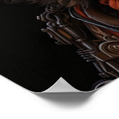 STEAMPUNK POODLE POSTER (Ecke)