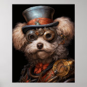 STEAMPUNK POODLE POSTER (Vorne)