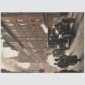 Steampunk Post Apocalyptic Cities Schnitt v11 Seidenpapier (Vorderseite)