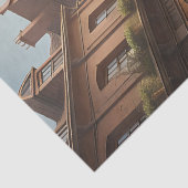 Steampunk Post Apocalyptic Cities Schnitt v4 Seidenpapier (Detail)