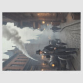 Steampunk Post Apocalyptic Cities Schnitt v9 Seidenpapier (Vorderseite)