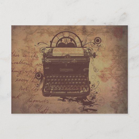 Steampunk Postcard Postkarte (Vorderseite)