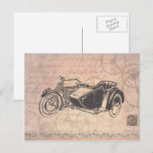 Steampunk Postcard Postkarte (Vorne/Hinten)
