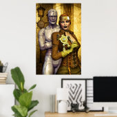 Steampunk Poster (Heimbüro)