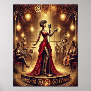 Steampunk Poster 14, Der dampfgetriebene Songbird