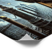 Steampunk Poster 20, Das Geheimnis des Detektivs (Ecke)