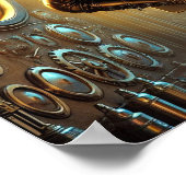 Steampunk Poster 21, The Steam-Shadow Spy (Ecke)