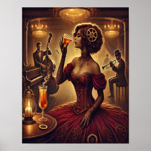 Steampunk Poster 22, The Blackout Seductress