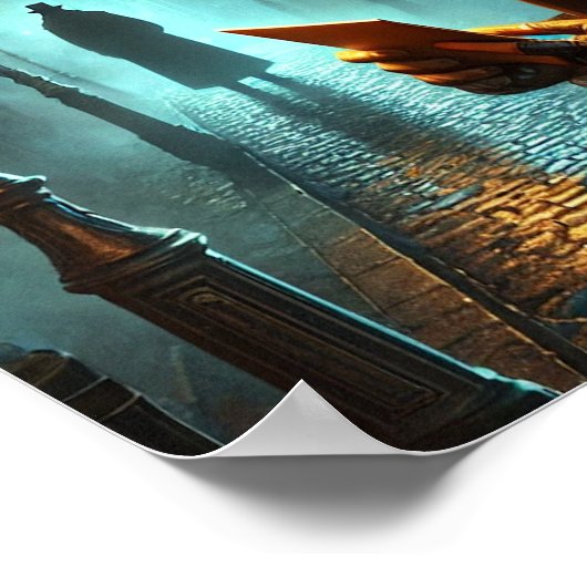 Steampunk Poster 23, The Clockwork Informant (Ecke)