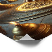 Steampunk Poster 27, The Ether-Powered Astronomer (Ecke)