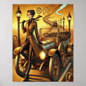 Steampunk Poster 30, Langlaufloipe (Vorne)