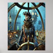 Steampunk Poster 34, Der Tauchnavigator (Vorne)