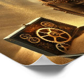 Steampunk Poster 36, Sands of Time Archäologe (Ecke)