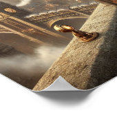 Steampunk Poster 37, Der Mechanische Falconer (Ecke)