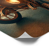 Steampunk Poster 40, Langlaufloipe Auto Chaufffer (Ecke)