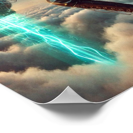 Steampunk Poster 43, The Etherborne Explorer (Ecke)