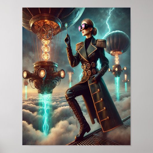 Steampunk Poster 43, The Etherborne Explorer (Vorne)