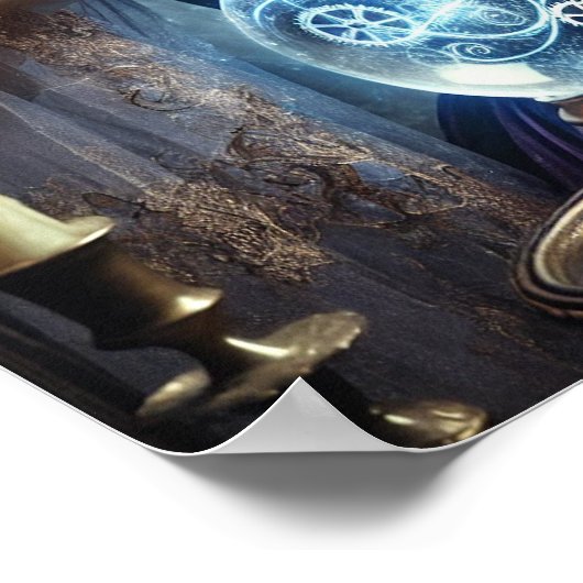 Steampunk Poster 44, The Spirit Medium's Séance (Ecke)