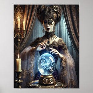 Steampunk Poster 44, The Spirit Medium's Séance