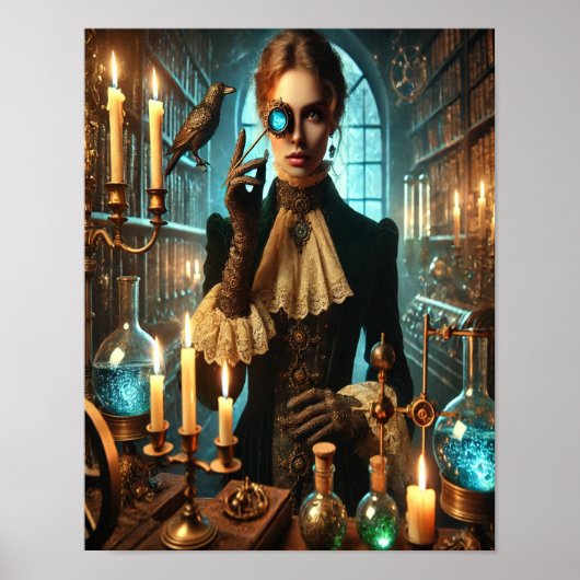 Steampunk Poster 45, The Shadow Alchemist (Vorne)