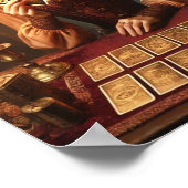 Steampunk Poster 46, The Clockwork Tarot Reader (Ecke)