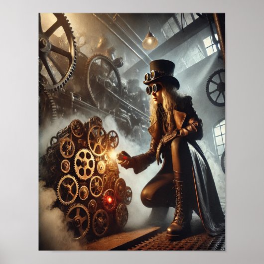 Steampunk Poster 56 The Clockwork Saboteur (Vorne)