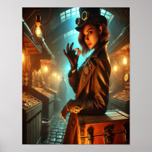 Steampunk Poster 64 Der Schattenmarktschmuggler